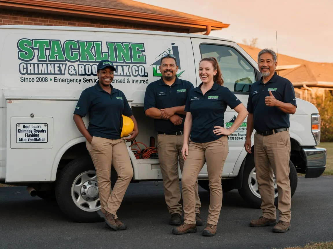 Chimney flashing repair company in Midland, OH